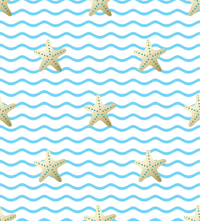 Starfish background.のイラスト素材