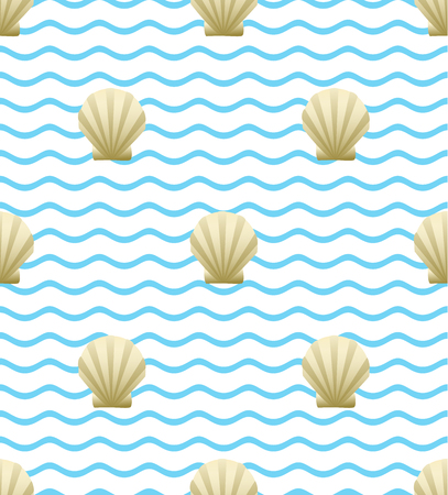 Shell background.のイラスト素材