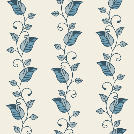 Seamless vector floral pattern. Retro pattern. Vector floral pattern.のイラスト素材