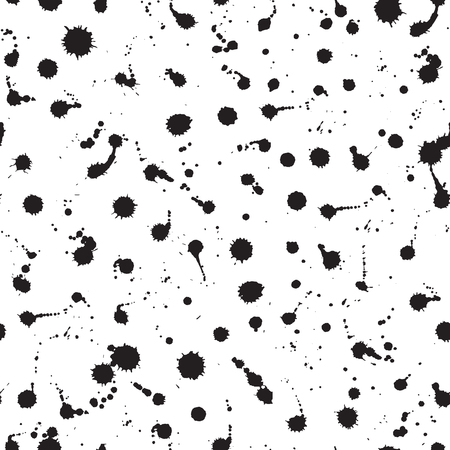 Black ink stains.  Vector illustration.のイラスト素材