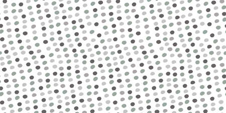 Abstract geometric seamless pattern with dots on a white background. Modern vector illustration. Ornament for gift wrapping paper, fabric, clothes, textile, surface textures, scrapbook.のイラスト素材