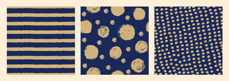 Set of abstract seamless vector backgrounds.