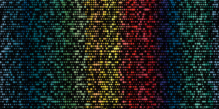 Abstract background of the binary code. multicolored background. vector illustration.のイラスト素材