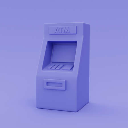 3d purple balloon floating isolated,minimal style,3d rendering.の写真素材