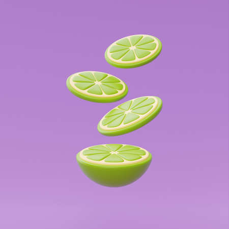 Slice of watermelon with sunglasses isolate on red background, summer fruits, 3d rendering.