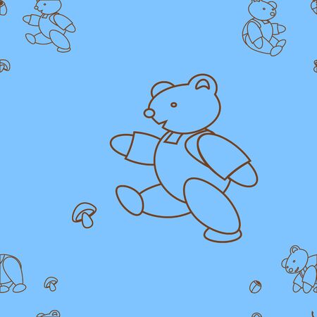 a repeated decorative design vector illustration.のイラスト素材