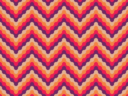 Vector modern seamless colorful geometry pattern shevron, color red abstract geometric background, wallpaper print, retro texture, hipster fashion designのイラスト素材
