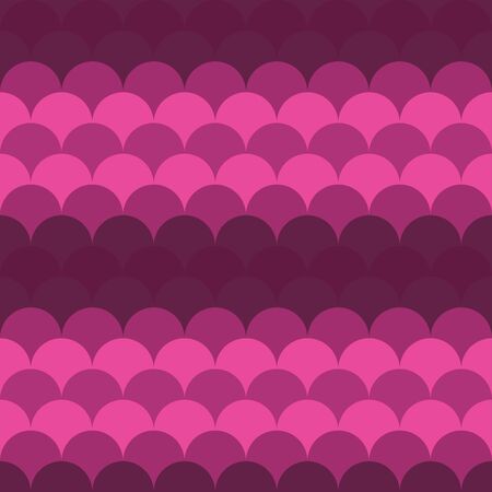 Vector modern seamless colorful geometry pattern overlapping circles, color purple abstract geometric background, trendy multicolored print, retro texture, hipster fashion designのイラスト素材