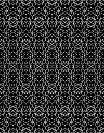 Vector modern seamless  sacred geometry pattern web, black and white abstract geometric background, trendy print, monochrome retro texture, hipster fashion designのイラスト素材