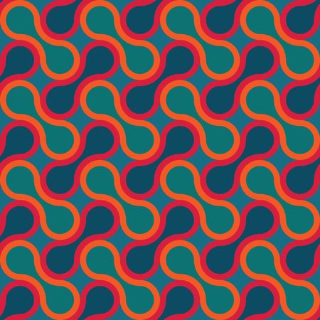 Vector modern seamless colorful geometry pattern, drops, color blue abstract geometric background,...