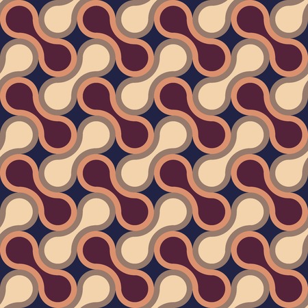 Vector modern seamless colorful geometry pattern, drops, color abstract geometric background, trendy multicolored print, retro texture, hipster fashion designのイラスト素材