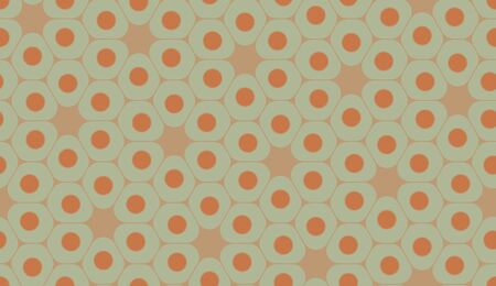 Vector modern seamless colorful geometry pattern, cells, color abstract geometric background, trendy multicolored print, retro texture, hipster fashion designのイラスト素材