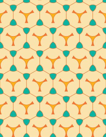 modern seamless colorful geometry pattern, color  abstract geometric background, trendy multicolored print, retro texture, hipster fashion designのイラスト素材