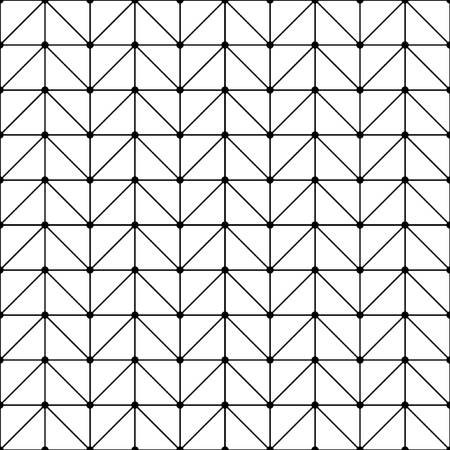 modern seamless geometry pattern dots, black and white abstract geometric background, trendy print, monochrome retro texture, hipster fashion designのイラスト素材