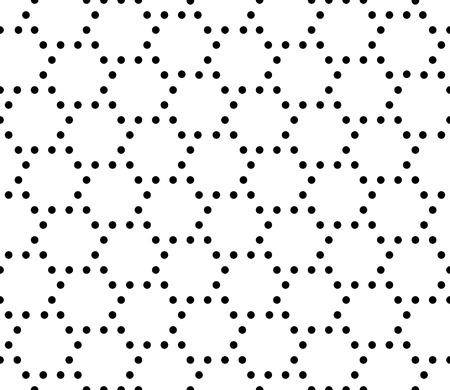 modern seamless geometry pattern dots, black and white abstract geometric background, trendy print, monochrome retro texture, hipster fashion designのイラスト素材