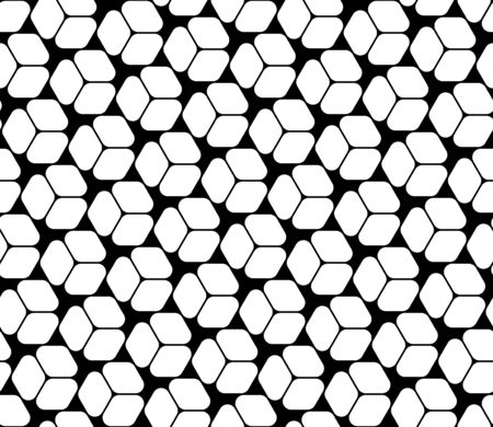 modern seamless geometry pattern simple, black and white abstract geometric background, trendy print, monochrome retro texture, hipster fashion designのイラスト素材