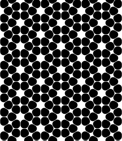 modern seamless sacred geometry pattern hexagon , black and white abstract geometric background, trendy print, monochrome retro texture, hipster fashion designのイラスト素材