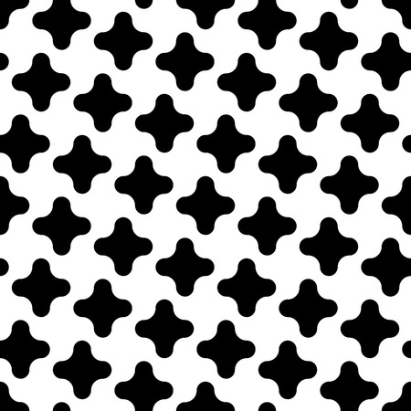 modern seamless geometry pattern crossesのイラスト素材