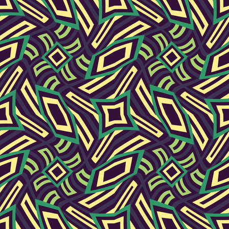Vector modern seamless colorful geometry pattern trippy, color abstract geometric background, pillow multicolored print, retro texture, hipster fashion designのイラスト素材