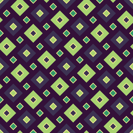 Vector modern seamless colorful geometry square pattern, color abstract geometric background, pillow multicolored print, retro texture, hipster fashion designのイラスト素材