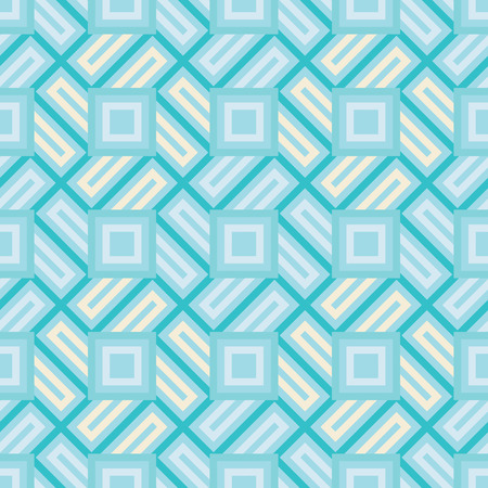 Vector modern seamless colorful geometry square pattern, color abstract geometric background, pillow multicolored print, retro texture, hipster fashion designのイラスト素材