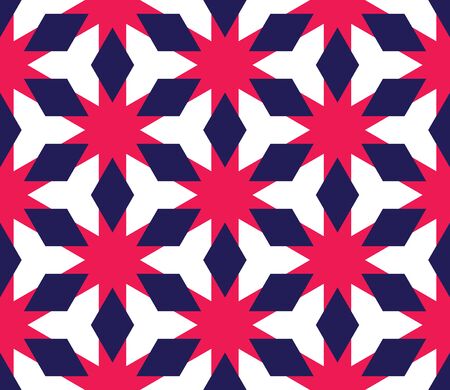 Vector modern seamless colorful geometry pattern, color abstract geometric background, pillow multicolored print, retro texture, hipster fashion designのイラスト素材