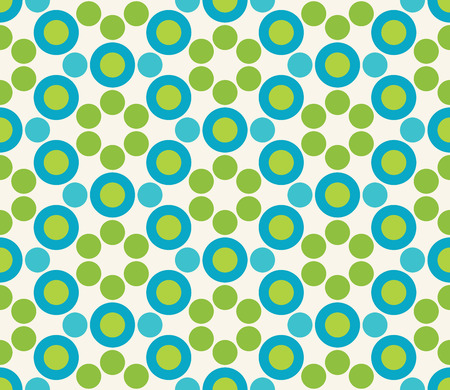 Vector modern seamless colorful geometry circle pattern, color abstract geometric background, pillow multicolored print, retro texture, hipster fashion designのイラスト素材