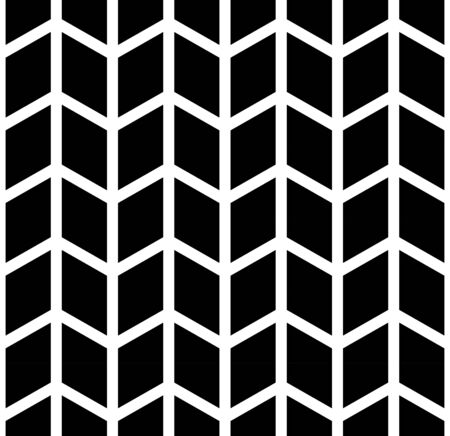 Vector modern seamless geometry pattern, black and white abstract geometric background, pillow print, monochrome retro texture, hipster fashion designのイラスト素材