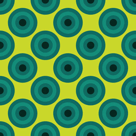 Vector modern seamless colorful geometry circles pattern, color abstract geometric background,...
