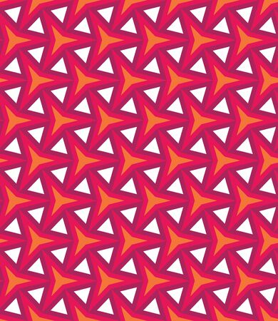 Vector modern seamless colorful geometry pattern, color abstract geometric background, pillow multicolored print, retro texture, hipster fashion designのイラスト素材