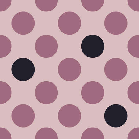 Vector modern seamless colorful geometry dots pattern, color abstract geometric background, pillow multicolored print, retro texture, hipster fashion designのイラスト素材