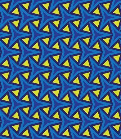 Vector modern seamless colorful geometry pattern, color abstract geometric background, pillow multicolored print, retro texture, hipster fashion designのイラスト素材