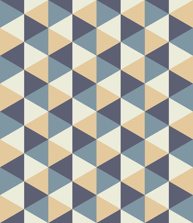 Vector modern seamless colorful geometry triangle pattern, color abstract geometric background, pillow multicolored print, retro texture, hipster fashion designのイラスト素材