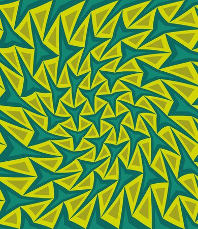 Vector modern seamless colorful geometry pattern twirl, color abstract geometric background, pillow multicolored print, retro texture, hipster fashion designのイラスト素材