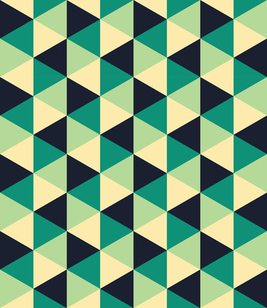 Vector modern seamless colorful geometry triangle pattern, color abstract geometric background, pillow multicolored print, retro texture, hipster fashion designのイラスト素材