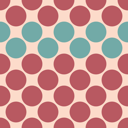 Vector modern seamless colorful geometry dots pattern, color abstract geometric background, pillow multicolored print, retro texture, hipster fashion designのイラスト素材