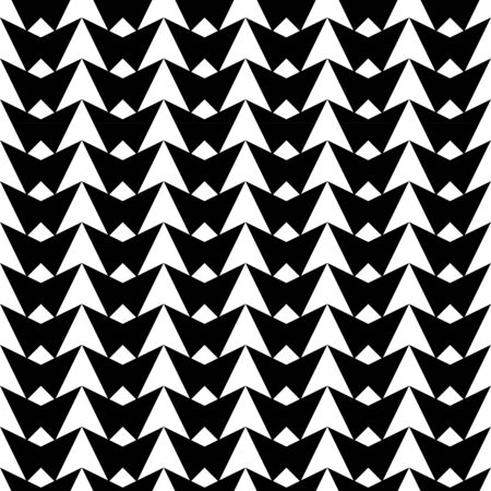 Vector modern seamless geometry pattern trees, black and white abstract geometric background, subtle...