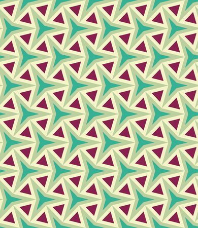 Vector modern seamless colorful geometry pattern, color abstract geometric background, pillow multicolored print, retro texture, hipster fashion designのイラスト素材