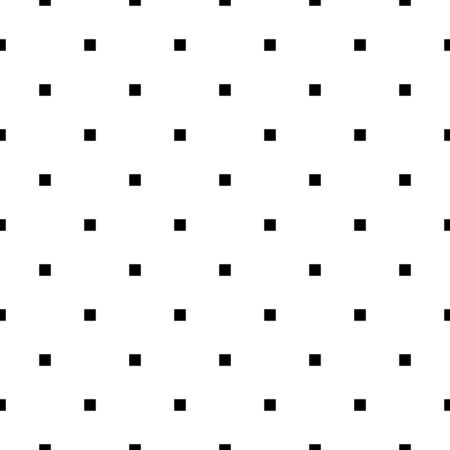 Vector modern seamless geometry pattern pixel polka, black and white abstract geometric background, subtle pillow print, monochrome retro texture, hipster fashion designのイラスト素材