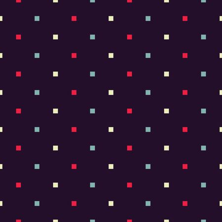 Vector modern seamless colorful geometry pattern, color abstract geometric background, pillow multicolored print, retro texture, hipster fashion designのイラスト素材