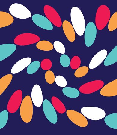 Vector modern seamless colorful geometry pattern, color abstract geometric background, pillow multicolored print, retro texture, hipster fashion designのイラスト素材