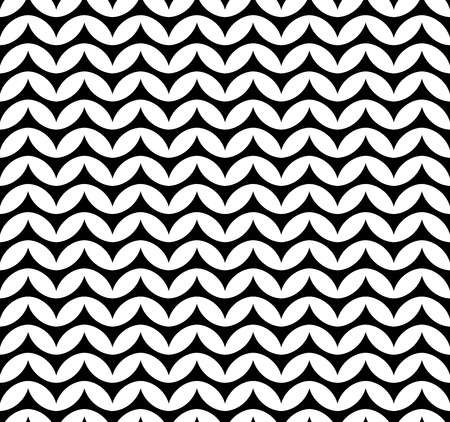 Vector modern seamless geometry pattern chevron, black and white abstract geometric background, subtle pillow print, monochrome retro texture, hipster fashion designのイラスト素材