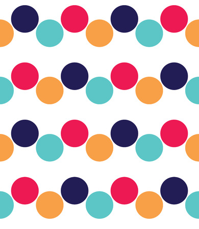 Vector modern seamless colorful geometry pattern, color abstract geometric background, pillow multicolored print, retro texture, hipster fashion designのイラスト素材