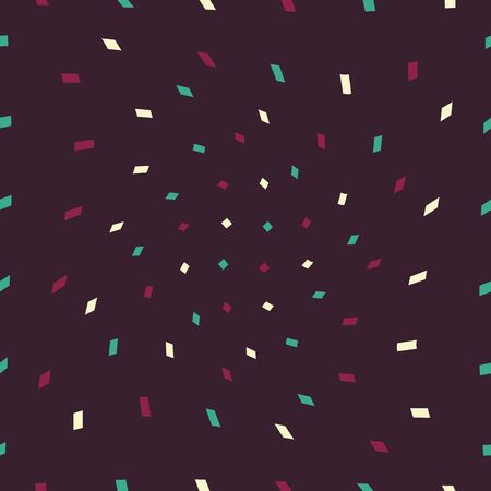 Vector modern seamless colorful geometry pattern trippy , color abstract geometric background, pillow multicolored print, retro texture, hipster fashion designのイラスト素材