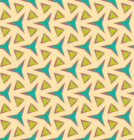 Vector modern seamless colorful geometry pattern, color abstract geometric background, pillow multicolored print, retro texture, hipster fashion designのイラスト素材