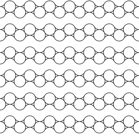 Vector modern seamless geometry pattern chevron, black and white abstract geometric background, subtle pillow print, monochrome retro texture, hipster fashion designのイラスト素材