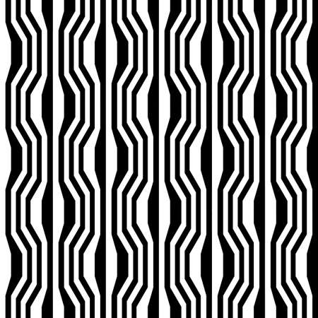 Vector hipster abstract geometry pattern 3d, black and white seamless geometric background, subtle pillow and bad sheet print, creative art deco, simple texture, modern fashion designのイラスト素材