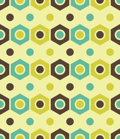Vector modern seamless colorful geometry pattern, color abstract geometric background, pillow multicolored print, retro texture, hipster fashion designのイラスト素材