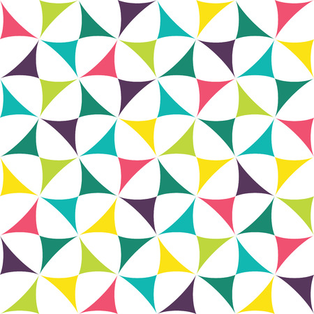 Vector modern seamless colorful geometry pattern, color abstract geometric background, pillow multicolored print, retro texture, hipster fashion designのイラスト素材