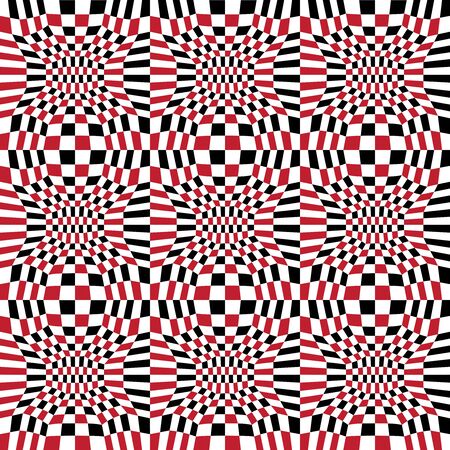 Vector hipster abstract geometry pattern 3d,color red seamless geometry background,subtle pillow and bed sheet pattern design,creative abstract art deco pattern,hipster fashion printのイラスト素材